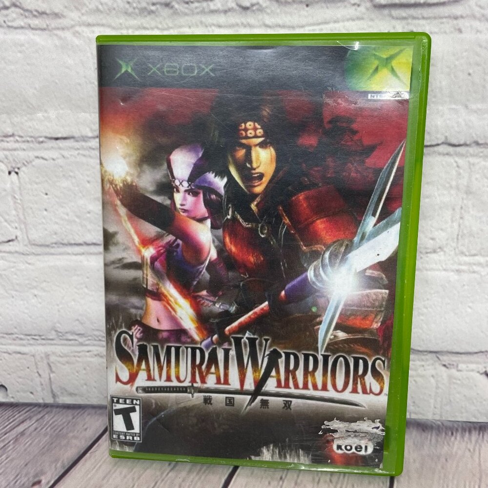 XBOX Samurai Warriors Video Game - Disc Holder Damaged